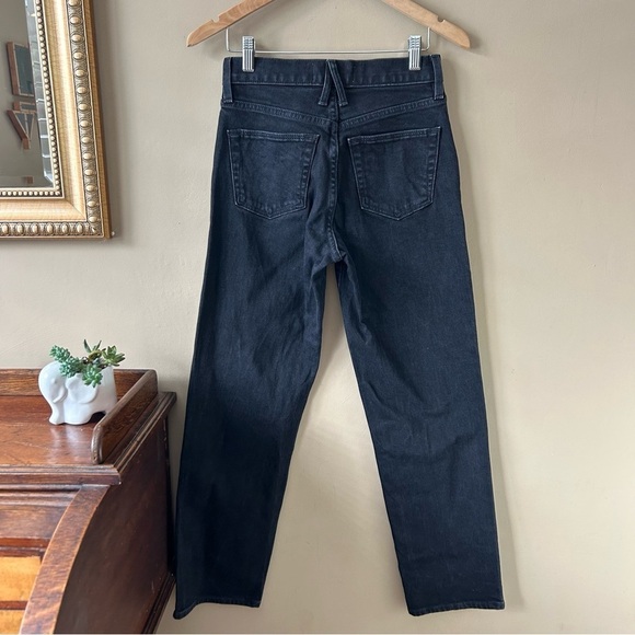 SLVRLAKE Sophie Straight Leg Jean Black Hidden Valley Wash Size 24 - Picture 5 of 9